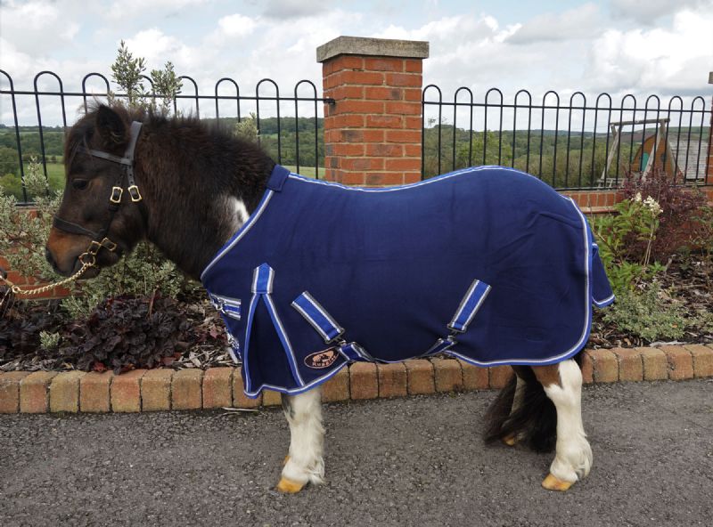 Ruggles Shetland Polar Fleece Rug - Navy